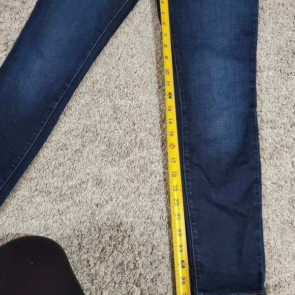 Everlane Dark Wash High Rise Skinny Jeans - Picture 2 of 9